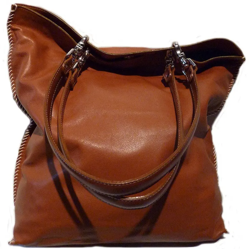 Gajumbo Tote Bag Napa Leather Sand