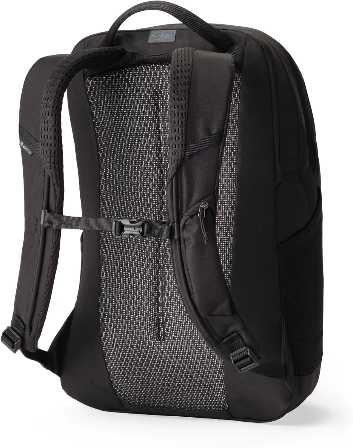 Gregory Rhune 28L Unisex Everyday Commuter Backpack,One Size Fits All, Carbon Black