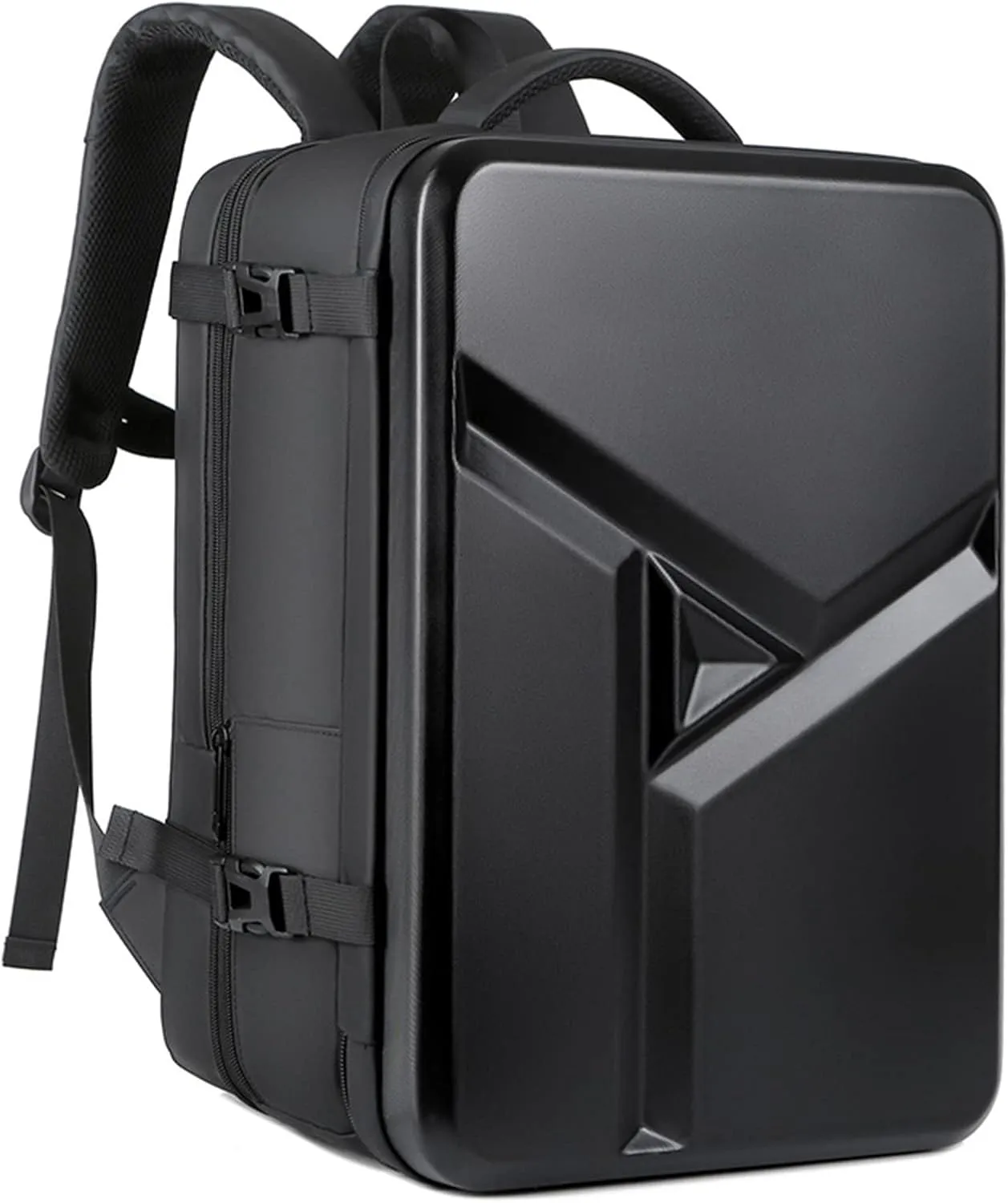 Hard Shell Laptop Backpack for Men,35L Expandable Business Travel Backpacks,Large Waterproof Computer Bag fit 17 Inch Gaming Bag with USB Port & Wet Pocket