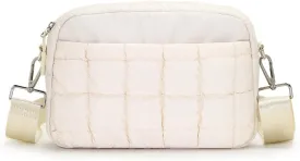 Herald Small Puffer Crossbody Bags for Women, Lightweight Nylon Quilted Shoulder Purse Handbag with Multiple Pockets