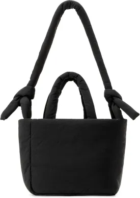 Herald Soft Puffer Tote Bag for Women, Lightweight Puffy Shoulder Purse Satchel Top-Handle Handbag with Adjustable Strap