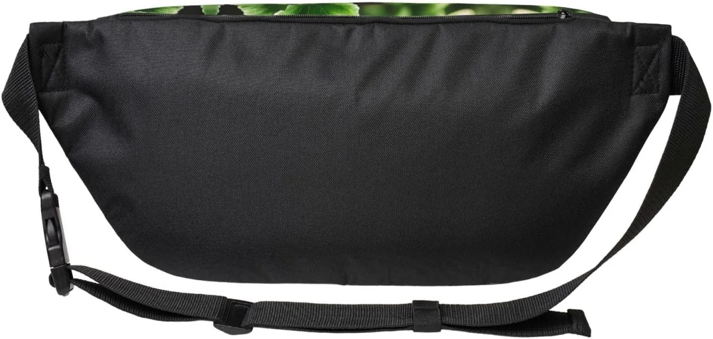 Ivy Blossoms Tree Fanny Pack Crossbody Sling Bag  Zipper Pockets for Travel, Hiking, Cycling, Workouts, and Everyday Use