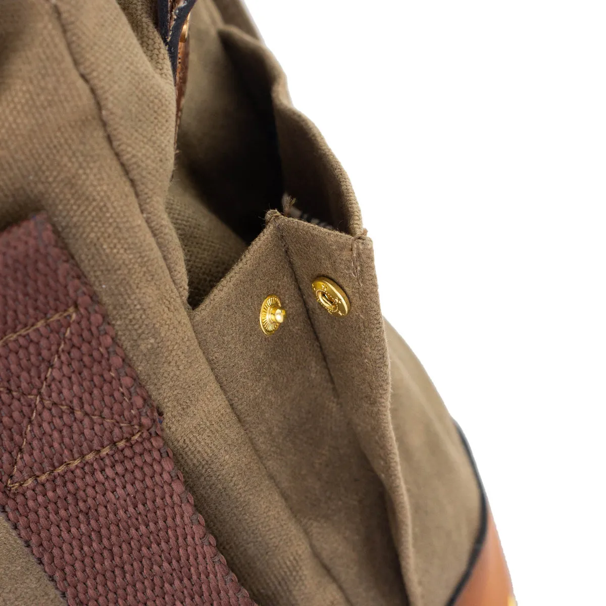 Jack Stillman COMMODORE Waxed Canvas Messenger  Bag -JUNGLE