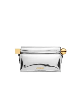 Jacquemus La Pochette Rond Carré Silver