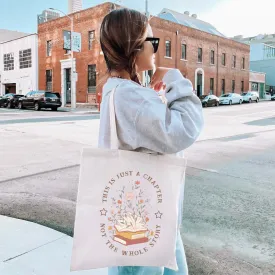 Just A Chapter Tote Bag