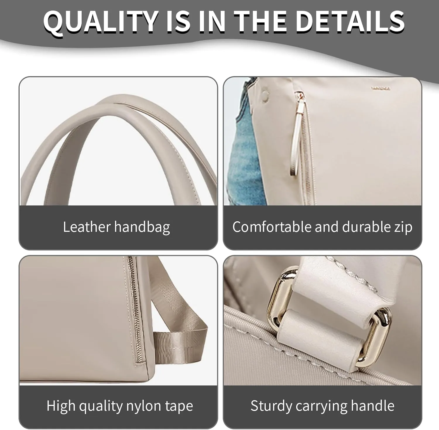 KEBEIXUAN Laptop Bag for Women Computer and Tablet Shoulder Bag Work Tote Bags With Zipper Handbags for Teachers Gift Travel