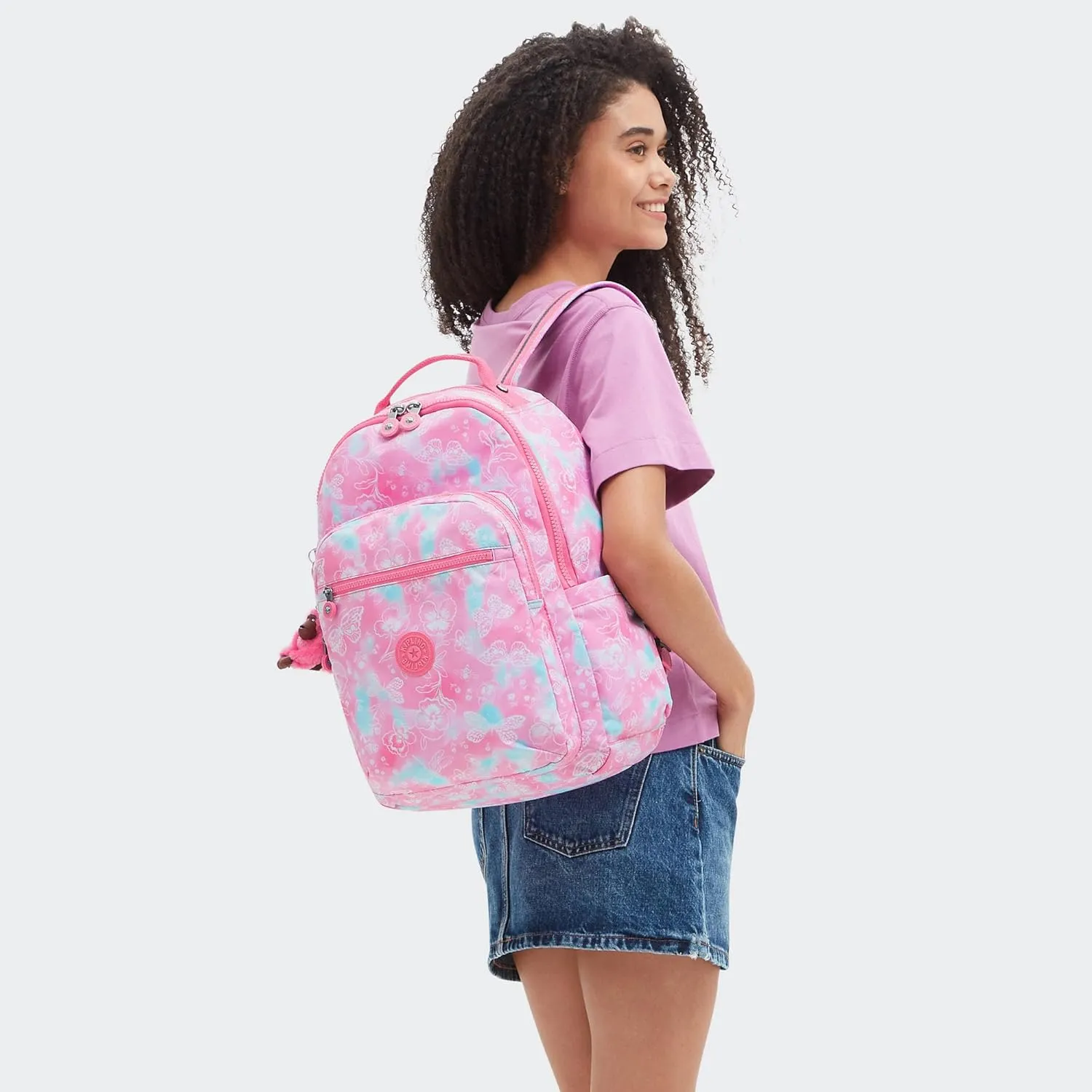 Kipling Women's Seoul 15" Laptop Backpack, Durable, Roomy with Padded Shoulder Straps, Built-In Protective Sleeve