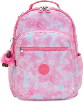 Kipling Women's Seoul 15" Laptop Backpack, Durable, Roomy with Padded Shoulder Straps, Built-In Protective Sleeve