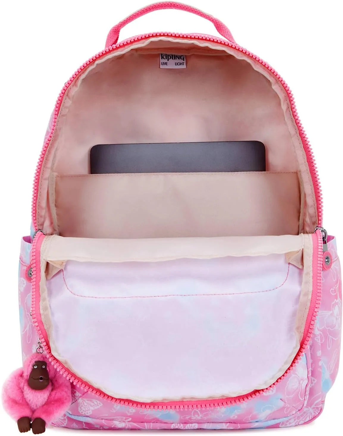 Kipling Women's Seoul 15" Laptop Backpack, Durable, Roomy with Padded Shoulder Straps, Built-In Protective Sleeve