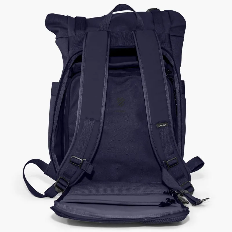 Langly Weekender Backpack With Camera Cube - Navy Blue