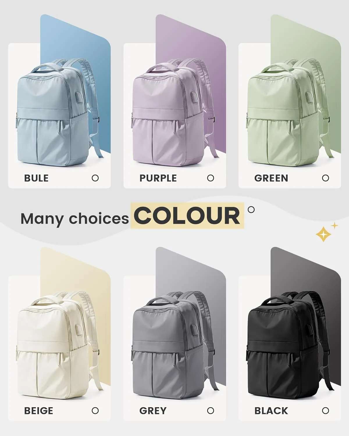 Laptop Backpack For Women Travel Backpack Carry On Flight Approved Gym Backpack Work Backpack For Men Personal Item Travel Bag Casual Daypack Backpacks College Backpack For Traveling On Airplane Beige