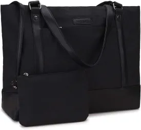 Laptop Tote Bag for Women, 15.6 Inch Computer Shoulder Bag Teacher Work Bag Travel Purse with Small Pouch VONXURY
