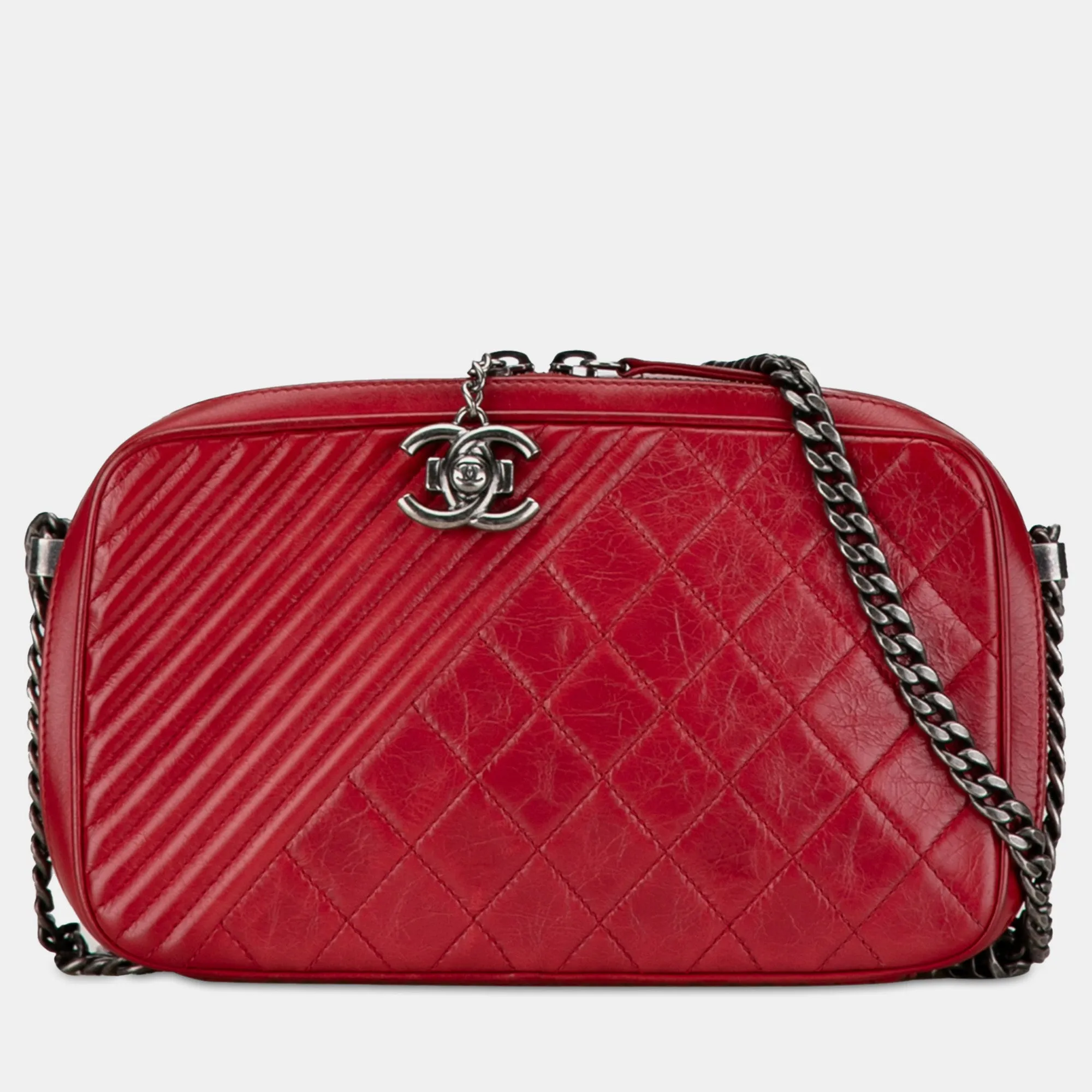 Large Lambskin Coco Boy Camera Bag