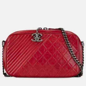 Large Lambskin Coco Boy Camera Bag