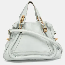 Light Green Leather Medium Paraty Bag