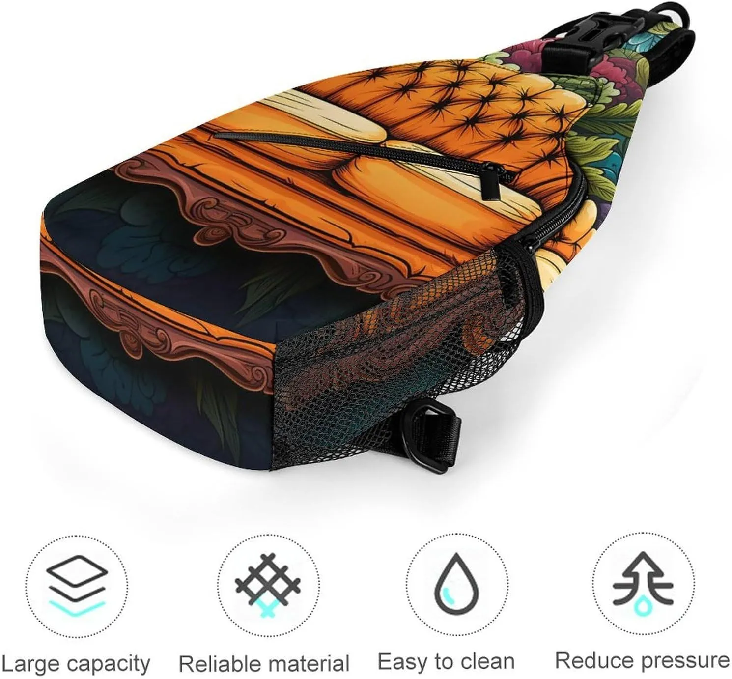 Lightweight Chest Bag Crossbody Bag Couch Sling Backpack for Women Men Sports Travel