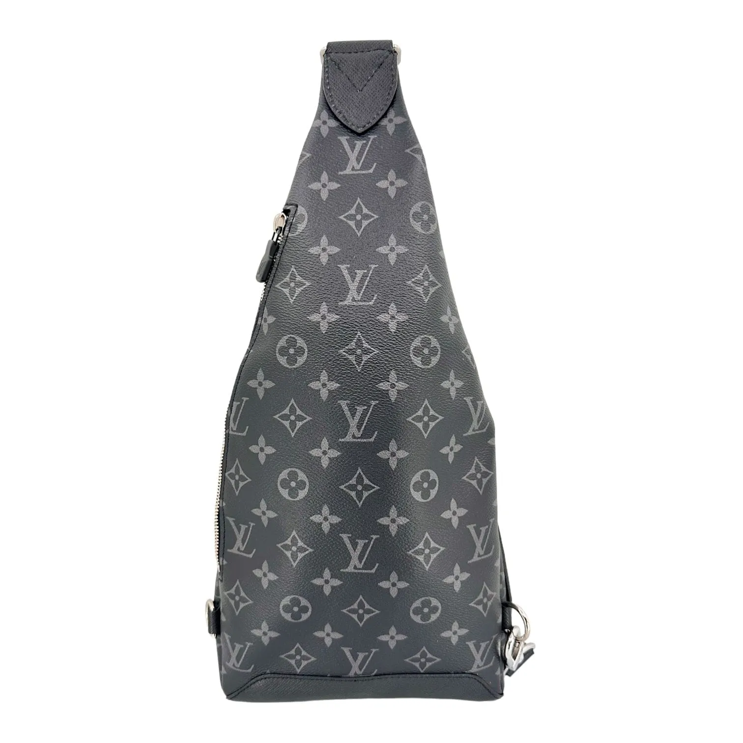 Louis Vuitton Duo Sling Messenger Bag Taigarama Monogram Black