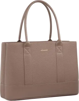 LOVEVOOK Laptop Bag for Women, Computer Work Tote Bag, Large Business Shoulder Handbag for Office, Gift, Travel, Teacher