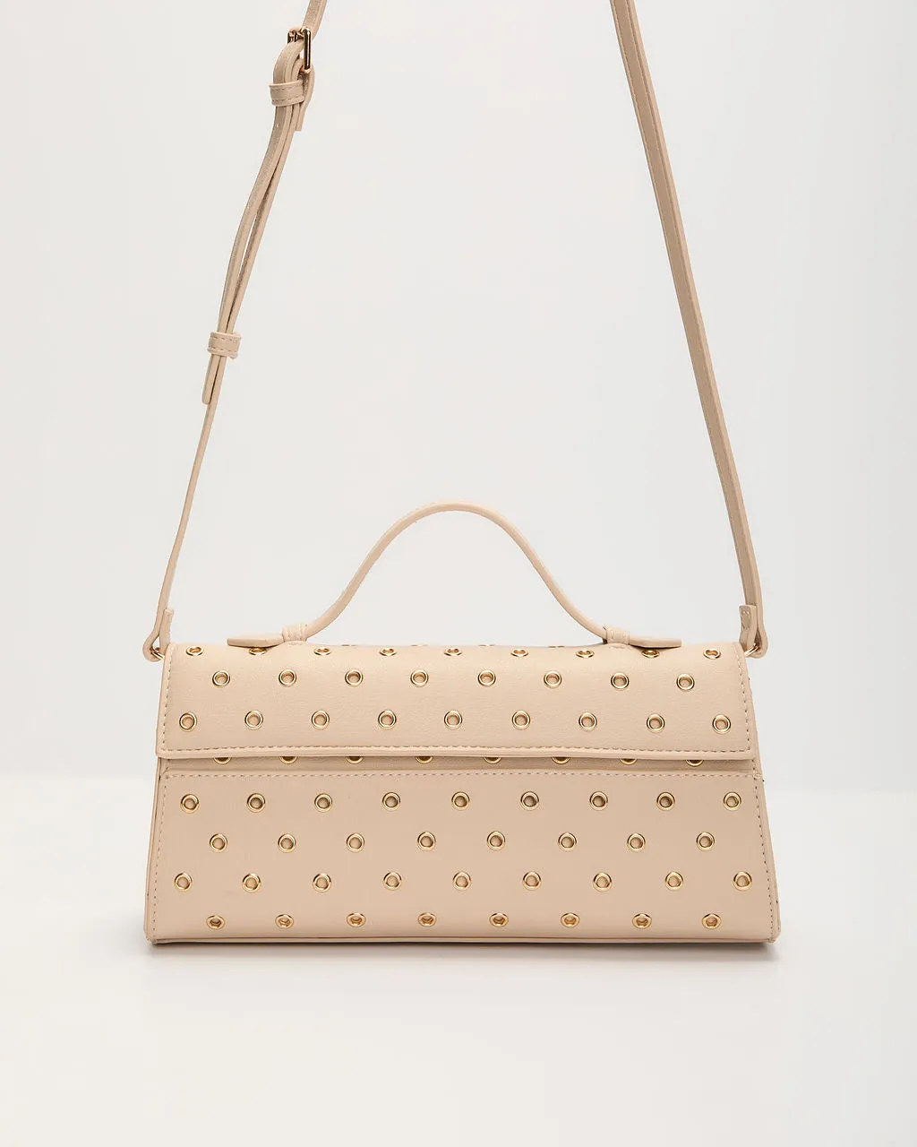Meet Me At Midnight Grommet Hole Top Handle Bag