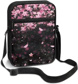 Messenger Bag for Women Lightweight Adjustable Crossbody Bag Compact Sling Satchel Casual Purse for Travel Everyday