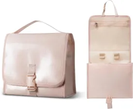 Mum's memory Large-Capacity Hanging Toiletry Bag  Water-Resistant Travel Makeup Bag with Multiple Compartments for Shampoo, Conditioner, Skincare, Makeup Brushes, and Toiletries