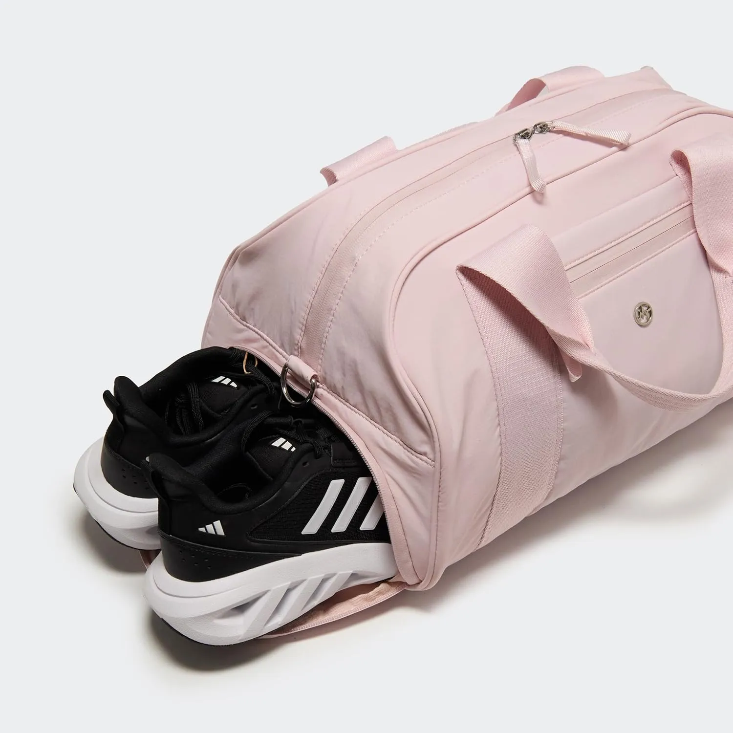 Pander 23L Small Gym Duffel Bag with Shoe Compartment, Versatile Gym and Travel Companion, Spacious, and Organized - Ideal for Active Lifestyles (Pale Pink)