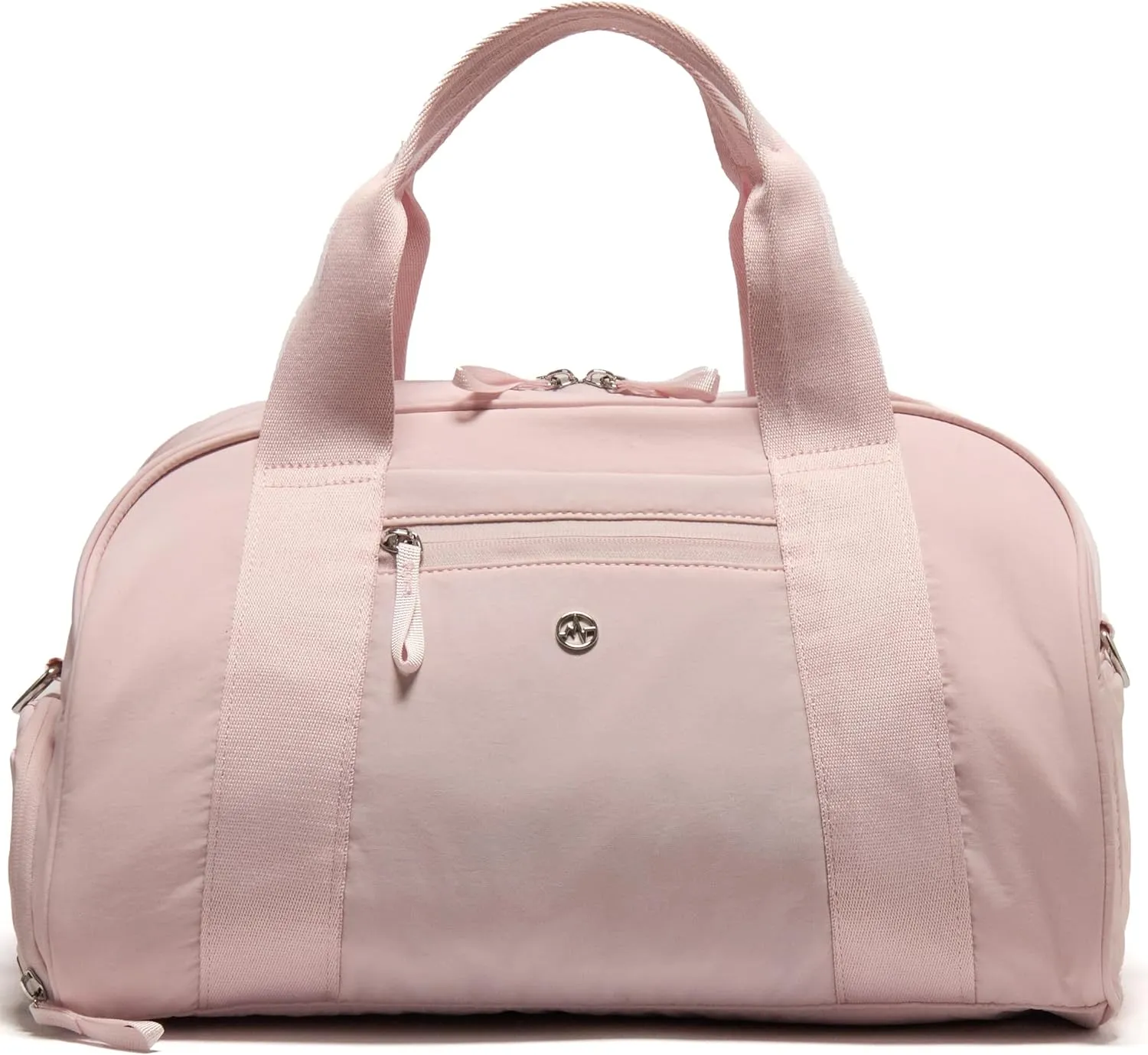 Pander 23L Small Gym Duffel Bag with Shoe Compartment, Versatile Gym and Travel Companion, Spacious, and Organized - Ideal for Active Lifestyles (Pale Pink)