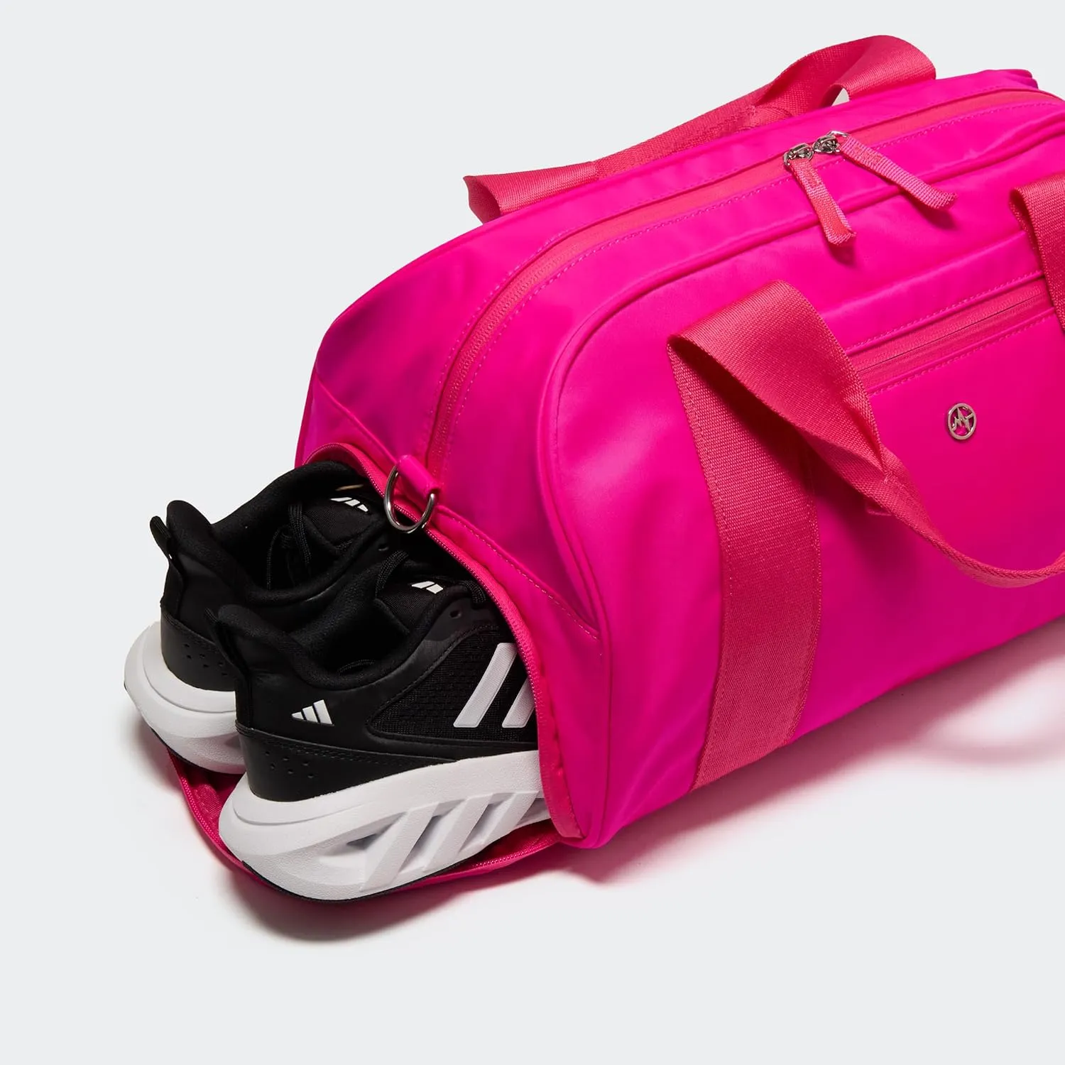 Pander 23L Small Gym Duffel Bag with Shoe Compartment, Versatile Gym and Travel Companion, Spacious, and Organized - Ideal for Active Lifestyles (Sonic Pink)