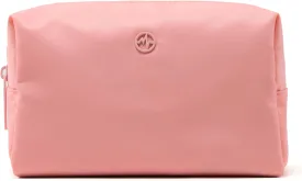 Pander Large Makeup Bag Waterproof Zipper Pouch Travel Cosmetic Organizer Case for Women. (Coral Pink)