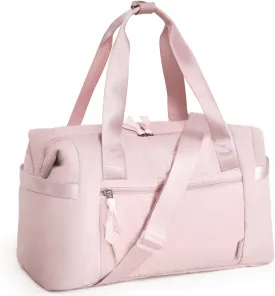 Prite Travel Duffle Bag for Women, Large Carry on Tote, Gym Handbag with Trolley Sleeve