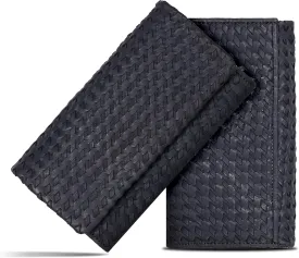 Real Leather Women Wallet Leather with RFID Blocking -Trifold Card Holder Designer Ladies Clutch with ID Window Wallets