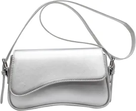 Small Shoulder Bags for Women,Crossbody Purses,Retro Vegan Leather Tote Handbag, Clutch Hobo Purse with Zipper