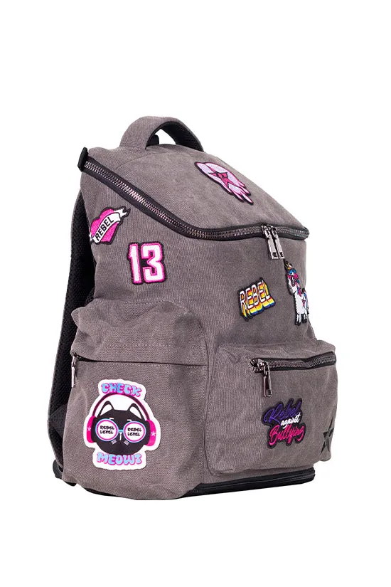 Smoke Rebel Hero Backpack with Patches