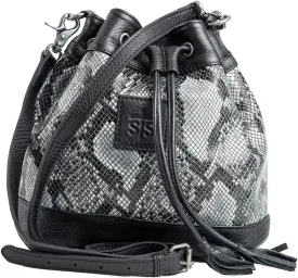 STS Ranchwear Women's Casual Everyday Multifunctional Santana Collection Bucket Bag with Adjustable Strap, Gray