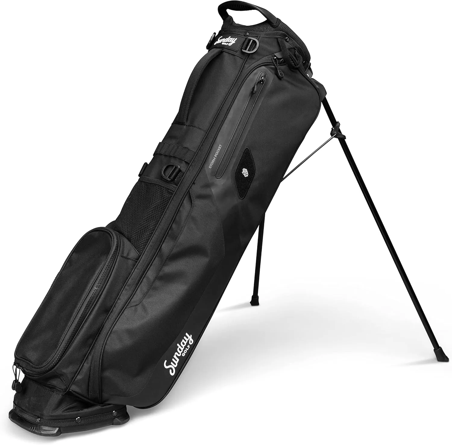 Sunday Golf El Camino Bag - Lightweight Sunday Golf Bag with Strap and Stand  Easy to Carry  Golf Stand Bag for The Driving Range, Par 3 and Standard Courses, 3.9 pounds