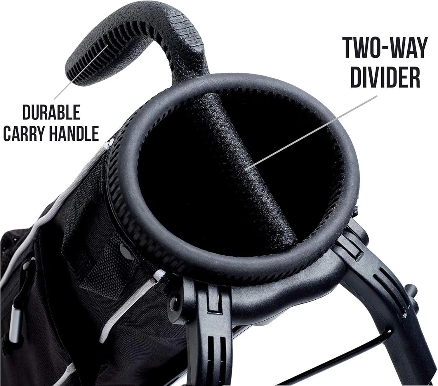 Sunday Golf - Lightweight Sunday Golf Bag with Strap and Stand  Easy to Carry and Durable Pitch n Putt Golf Bag  Golf Stand Bag for The Driving Range, Par 3 and Executive Courses  31.5 inches Tall