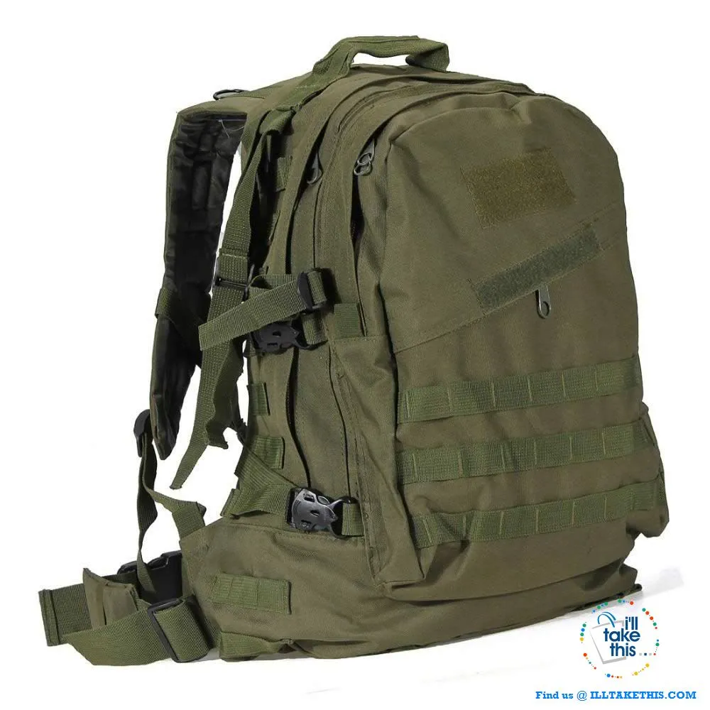 Tactical Camouflage Backpack HUGE 55L for Outdoor Sport, Climbing Mountaineering Backpack
