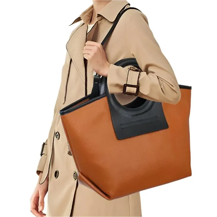 The ALINA Leather Tote Bag - Versatile & Elegant Double-Strap Design - Clearance