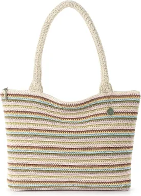 The Sak Crafted Classics Tote Bag - Hand Crochet Women's Purse For Everyday, Travel, Beach Bag - Carryall Shoulder Bag Straps