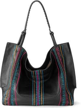 The Sak Los Feliz Large Tote Bag - Woman's Purse For Everyday, Travel, Beach Bag - Roomy Handbag With Shoulder Bag Strap