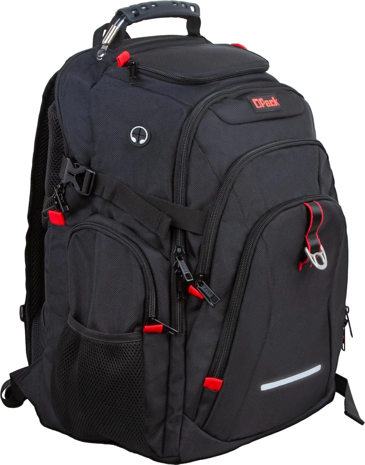 Travel Laptop Backpack 17.3" Computer Backpack Water-Repellent College Daypack Business Backpack with Large RFID Pockets & USB Port safety reflective strip for Men Women