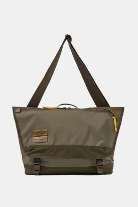 Universal Works x Master-Piece Courier Bag (Olive Recycled Tech Canvas)