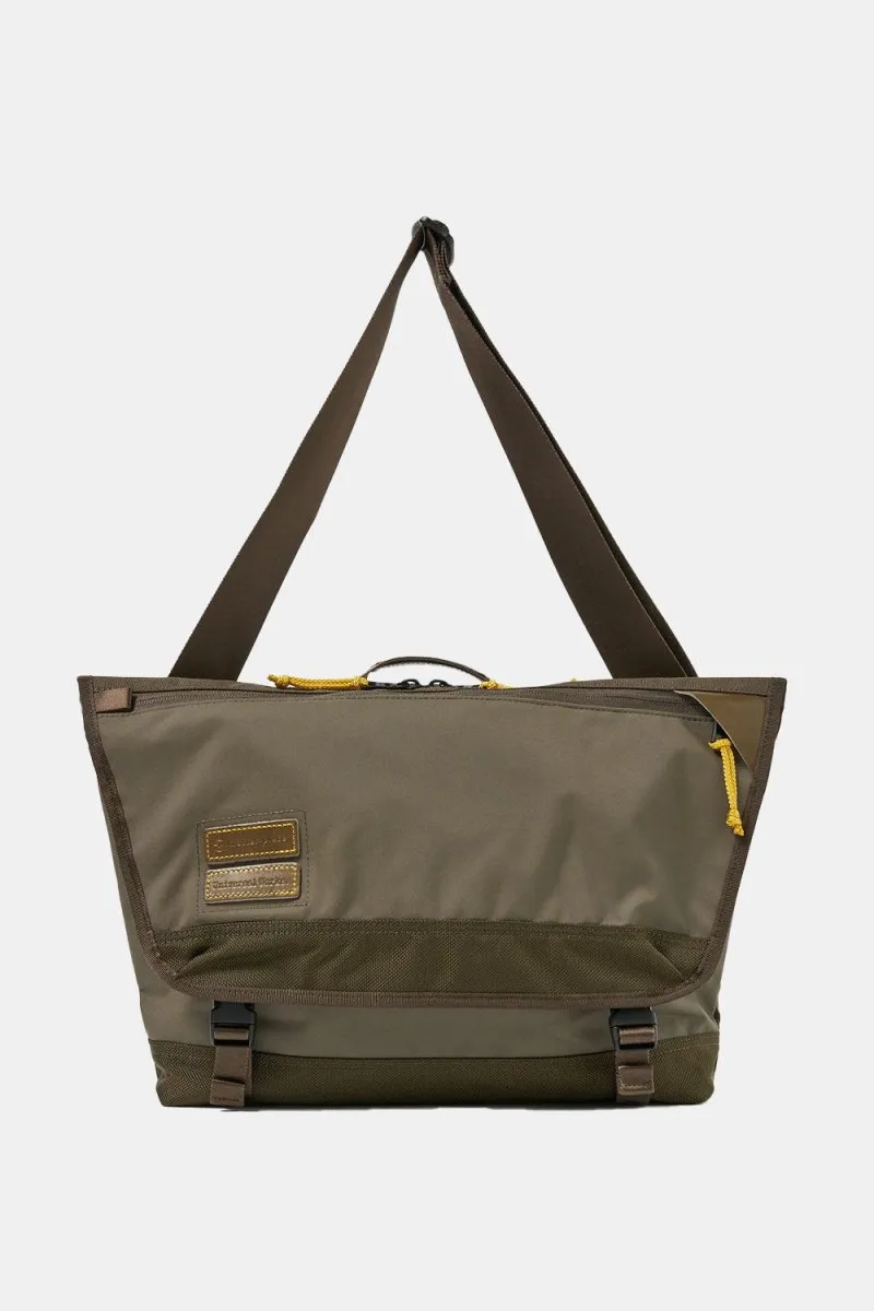 Universal Works x Master-Piece Courier Bag (Olive Recycled Tech Canvas)