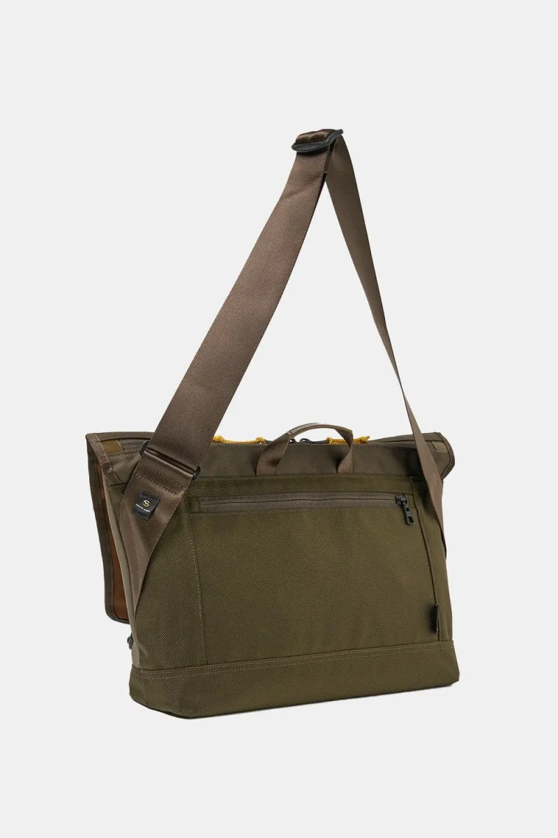 Universal Works x Master-Piece Courier Bag (Olive Recycled Tech Canvas)