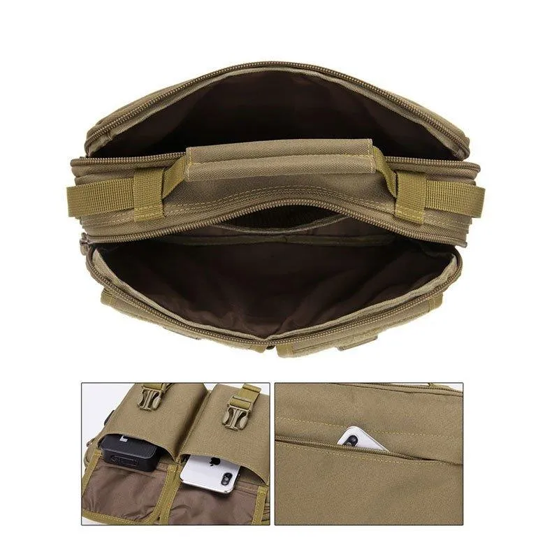 USB Molle Messenger Bags Shoulder Sling Pack