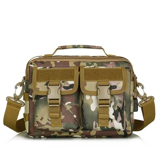 USB Molle Messenger Bags Shoulder Sling Pack