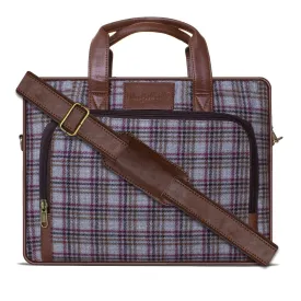 Vegan & Tweed Pro Laptop Sling Bag Dark Grey