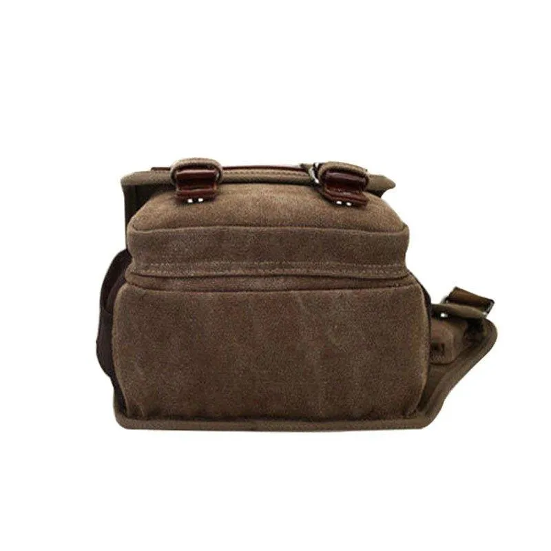 Vintage Canvas Shoulder Molle Messenger Bag