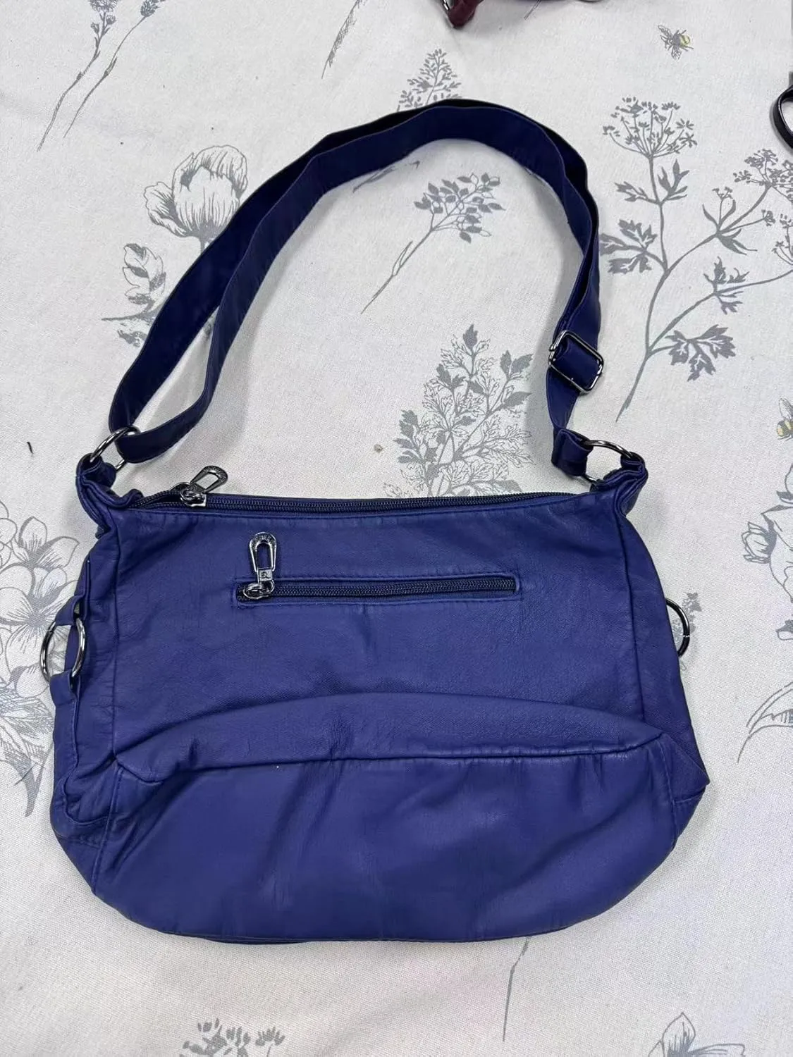 Vintage Y2K Crossbody Bag for Women- Adjustable Strap, Retro Button Design, Multi-Pocket PU Leather Bag