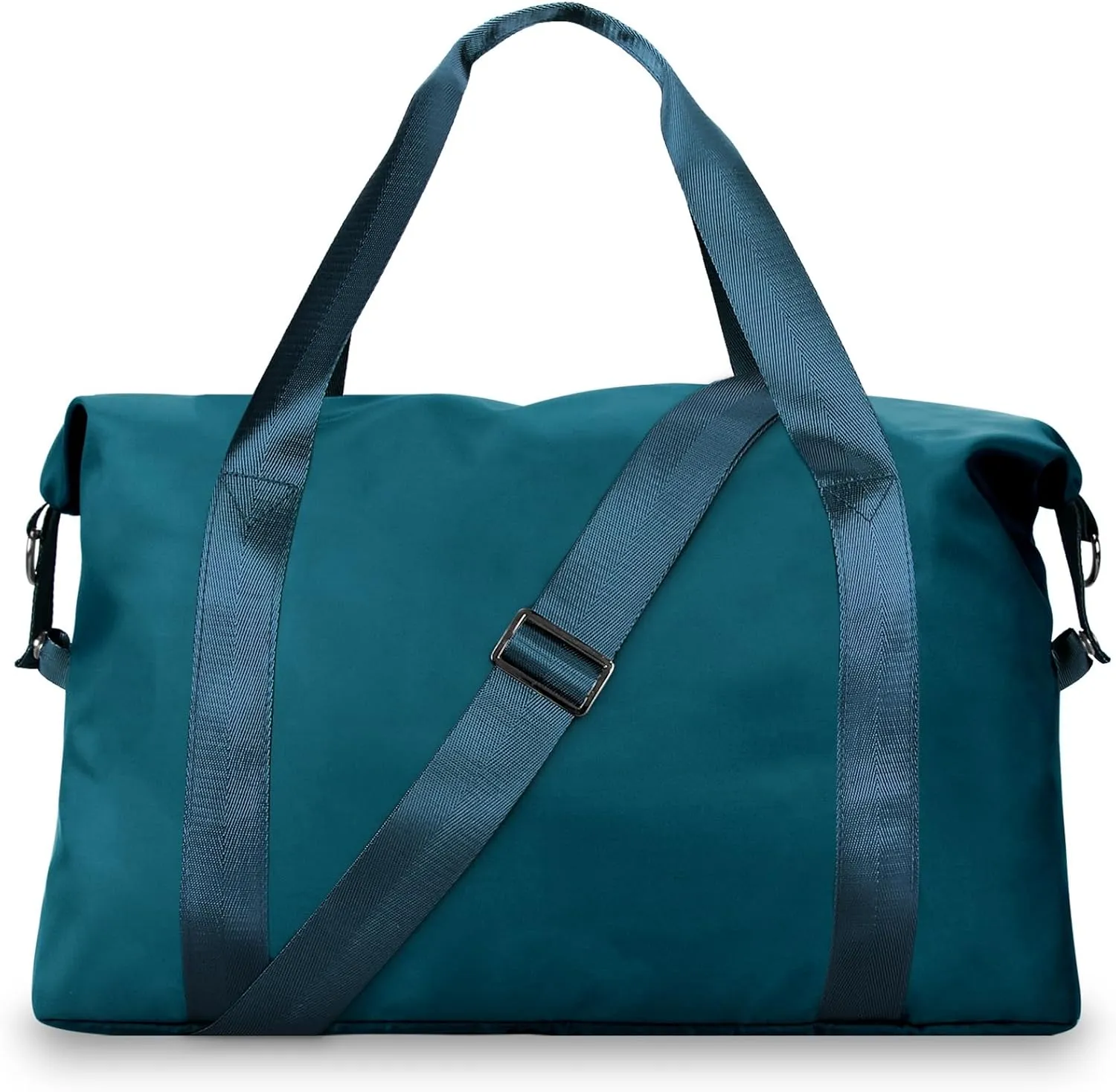 WALNEW Travel Duffle Bag for Women - Water-resistant Duffle Bag with Wet Pocket, Carry On Personal Item Travel Bag, Weekender Overnight Bag, Hospital Bag for Women Labor Delivery, Peacock Blue